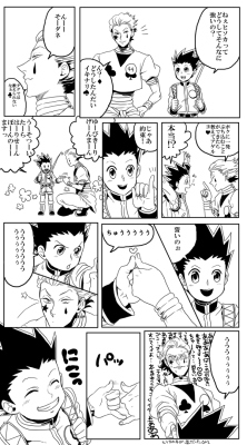 satire-please:  From Kmk, Gon makes Hisoka a promise and does