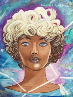 fyblackwomenart:   -Virgo by kobe    Leurart.tumblr.com.  Ig-midoart 