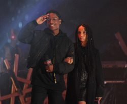 fuckyeahlolawolf: A$AP Rocky and Zoë Kravitz speak onstage at