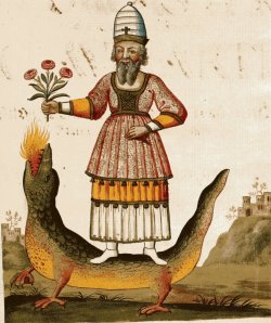 sporadicq:  Image of Zoroaster, from the 18th century manuscript