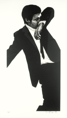 Robert Longo (American, b. 1953), Mark. Lithograph with embossing,