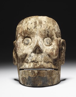 lionofchaeronea:  Aztec mask, believed to have been used in rituals