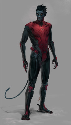 superheroes-or-whatever:  Nightcrawler by Oscar Römer