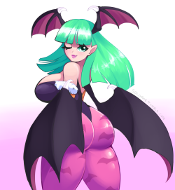 soulgryn: Haven’t drawin in ages, so why not cute Morrigan