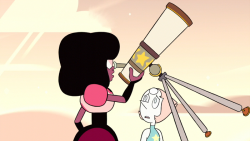 It amuses me that Garnet just picks up the entire telescope to