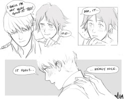 Some quick Souyo sketches/little collabs for sweet hoodlehoo