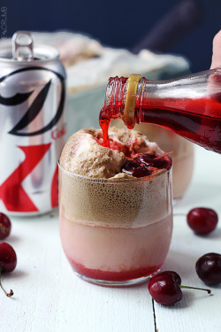 do-not-touch-my-food:  Cherry Vanilla Coca Cola Ice Cream Float