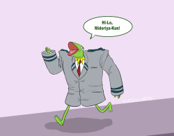 curioscurio:  Quirk: Muppetization!Kermit-San’s quirk can turn