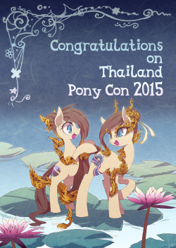 To Thai Pony Con Staffくーおう(@kuou): I am honored to be