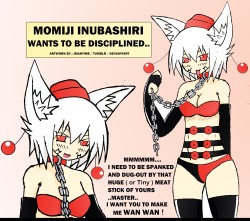 jmantime:  Finish another Momiji drawing - Momiji wants to be