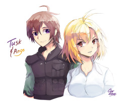 Cross Ange : Tusk and Ange by ClearEchoes