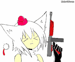 jmantime:Awoo the wolf-girl gets happy !!!- i made this using