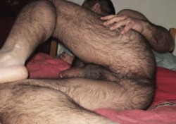 Hairy legs, ass, and arms a great view - WOOF