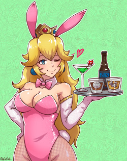 akairiot:  Bunny Peach, HD Remix(also available soon as a print/T-shirt/cell