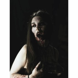 In my natural form. Throwback to the vampire photoshoot I did.