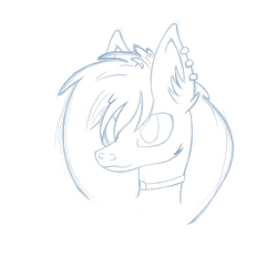 A practice sketch for a certain mystery pony that I’ve had