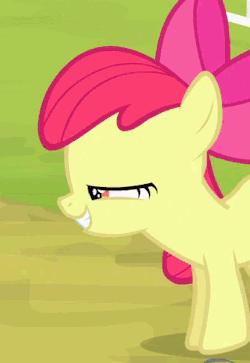 outofcontextmylittlepony:Out of context Applebloom  XD!Seriously