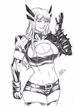 dailydamnation:Wave back at Illyana Rasputin, everyone!Artist: