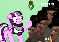 ask-acepony:  Congratz. You found a pile of demomen.  Somepony