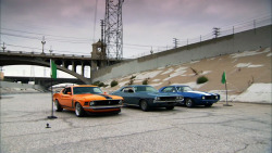 americanmusclepower:  1970 Dodge Challenger VS 1970 Ford Mustang