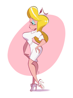 cheesecakes-by-lynx:  Quick drawing of Hello Nurse from Animaniacs.Possibly