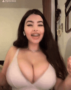 thebiggestever:  I want so badly to make her tits bounce like