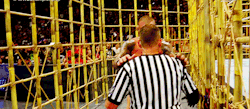 mith-gifs-wrestling:  “Using the ref to dry his hands, blowing