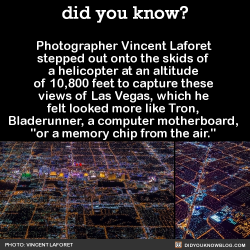 did-you-kno:  Photographer Vincent Laforet stepped out onto the