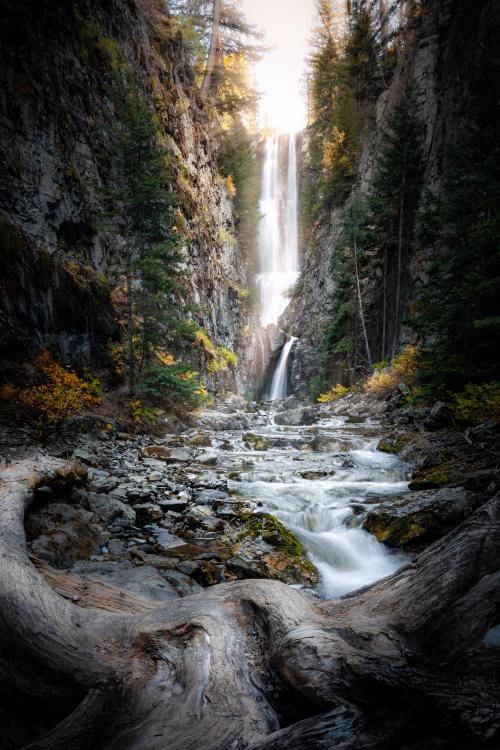 amazinglybeautifulphotography:Mystic Falls in Telluride [OC]