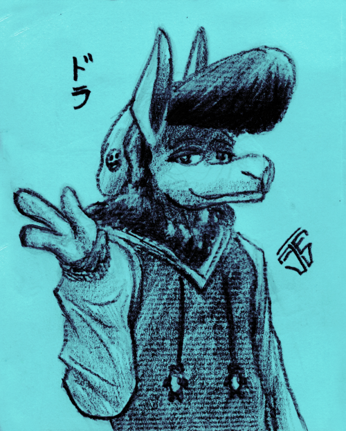 jazzy-sparks:  Dooper’s floof got styled to be a pompadour,