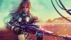 NOVA - STARCRAFT II Wallpaper by Eddy-Shinjuku 