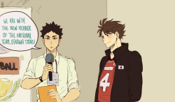 nihui-223art:  That one AU where Oikawa plays for the volleyball