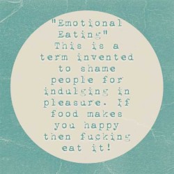 fatshiondiehard:  Being fat is not a sin. Neither is eating delicious