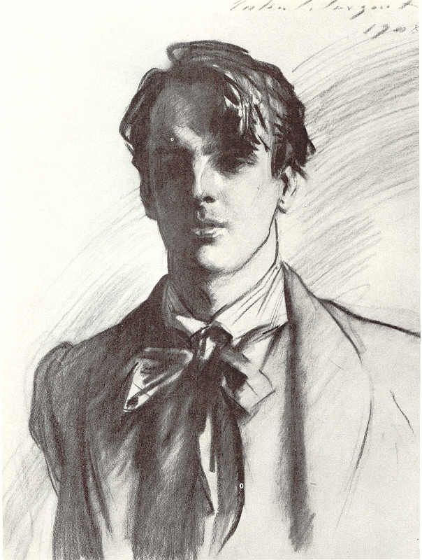 wagnerterzi:William Butler Yeats, by John Singer Sargent, 1908