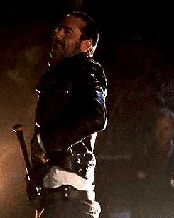 richonnegrimes:  A completely necessary gifset of Negan putting