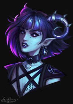 rlinarts:  Couldn’t miss out on drawing a goth Jester