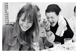 mabelle-birkin:  Jane Birkin, Serge Gainsbourg, and Régine Zylberberg
