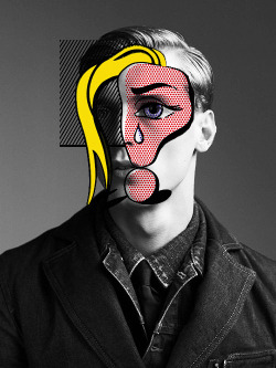 the-boywho:  Clement Chabernaud X Roy Lichtenstein By Soo