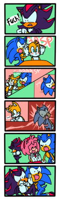 thechaosspirit:  tails says fuck