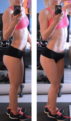 2sexi4mee:  I just got back from the gym. I took these pics before