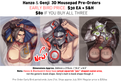 shattered-earth:  New BLACKWATCH GENJI mouse pad pre-orders!