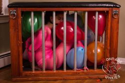 Escape from a cage is hard enough without a couple dozen #balloons
