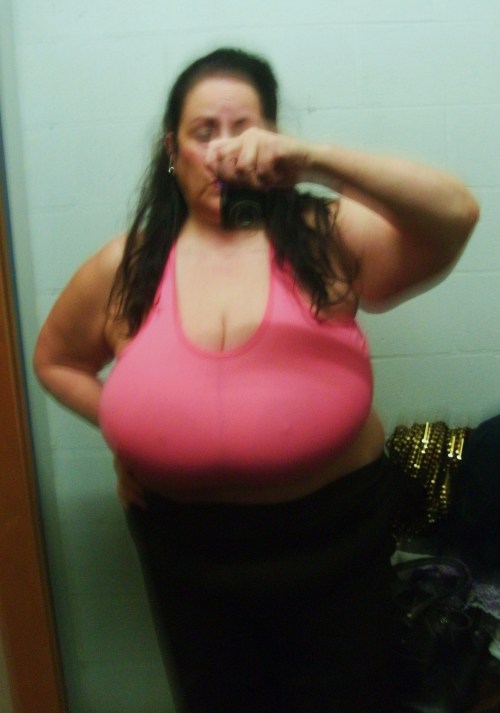 conan77fa:  rbop36:  gggman69:  46ll:   canâ€™t wear thisin public   my new favorite color,titty pink  You are so gorgeous!  I Love these Big Boobs !!Who is she ?   Nice