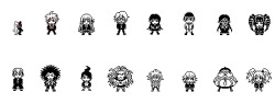  Danganronpa | 8 bit characters   