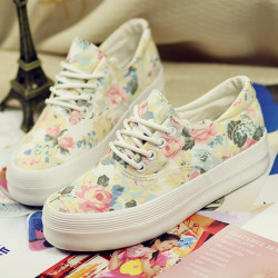shoptokyodolls:  Floral Sneakers  ษ 