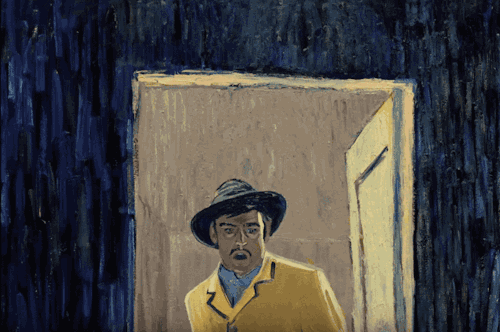 dayintonight: Gifs from Loving Vincent - finally coming out today!!