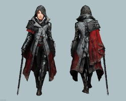 strategichomelanddivision:  Evie Frye + Outfits + Concept Art