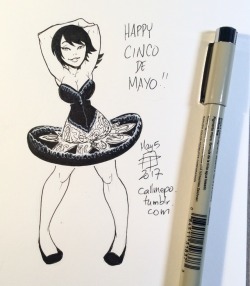 callmepo: Technically Ashi *is* wearing a sombrero for Cinco