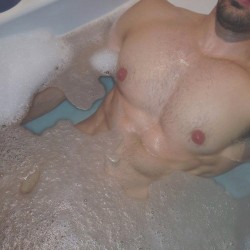 In the bath