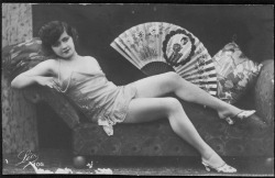  Vintage French risqué postcard 